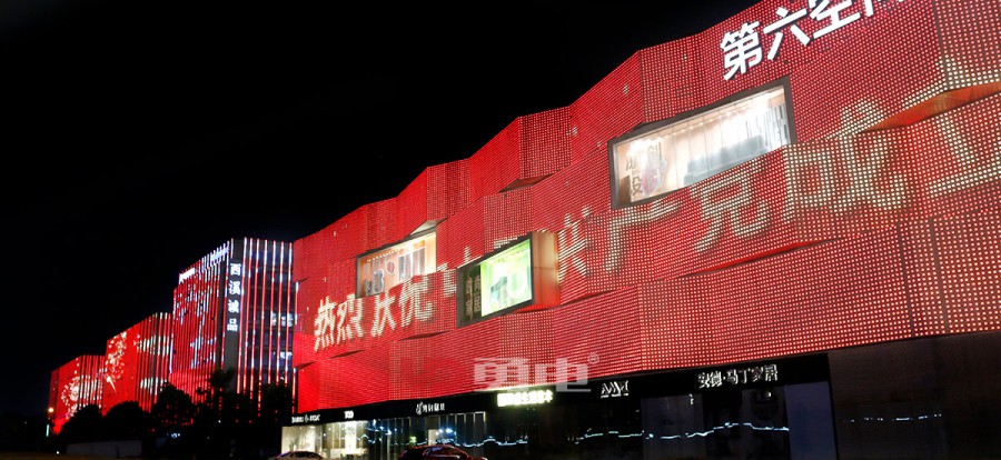 杭州蒋村商圈景观照明提升项目-杭州勇电照明有限公司
