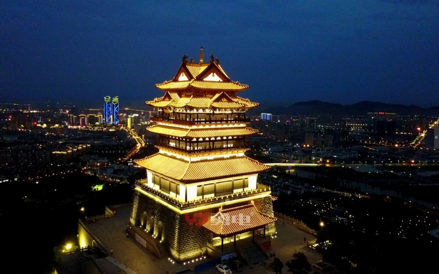 湖州仁皇阁夜景照明-杭州勇电照明有限公司