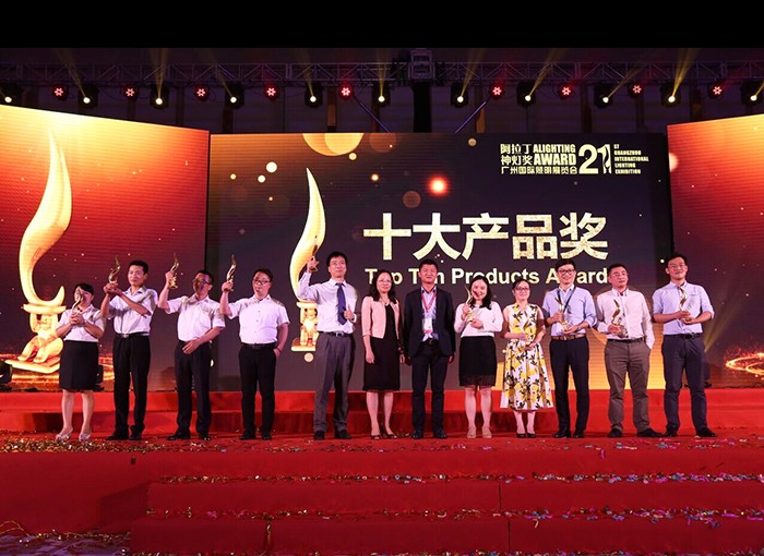 勇电照明获2016年阿拉丁神灯奖“十大产品奖”和“十大手艺奖”-杭州勇电照明有限公司