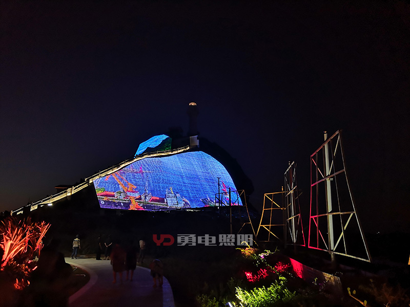 LED像素网屏助力海南鱼鳞洲景区焕发新活力-杭州勇电照明有限公司