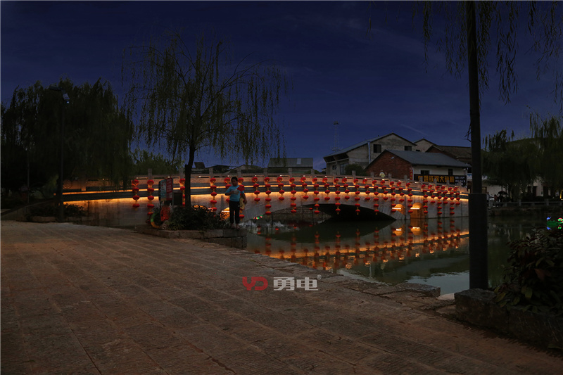 点亮千年古镇中渡，，，，文旅夜游又添一彩！-杭州勇电照明有限公司