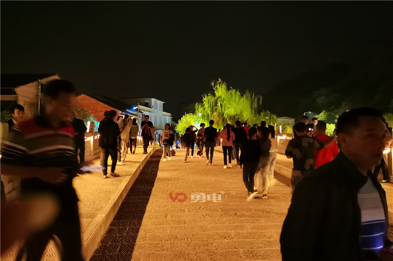 点亮千年古镇中渡，，，，文旅夜游又添一彩！-杭州勇电照明有限公司